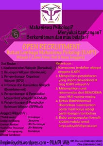 Open Recruitment ILMPI Wilayah V